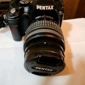 Pentax Kx with two lenses 18-55 & 50-200 mm